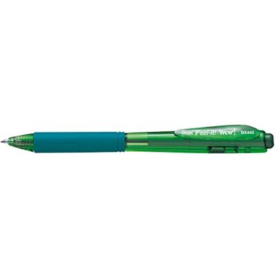 Pentel bx440 Bolígrafo de bola, 12 unidades), verde Pentel bx440 Bolígrafo de bola, 12 unidades), verde