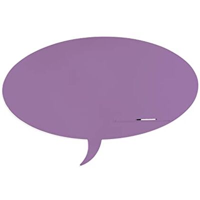 Rocada Pizarra Lila de Rotulador Forma Globo de Diálogo Magnética Sin Marco Pizarra Imantada de Pared Sistema de Sujeción Patentado con Imán Pizarra Lila 100x150 cm Rocada Pizarra Lila de Rotulador Forma Globo de Diálogo Magnética Sin Marco Pizarra Imantada de Pared Sistema de Sujeción Patentado con Imán Pizarra Lila 100x150 cm