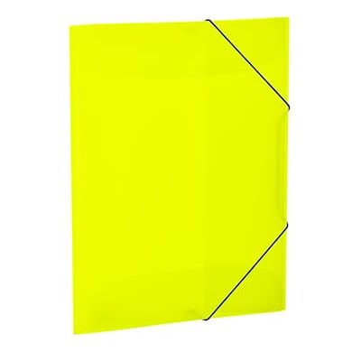 HERMA Carpeta A3 translúcida amarillo neón, 3 unidades, para niños, de plástico, con solapas interiores y goma, juego de carpetas estables de plástico para niños y niñas HERMA Carpeta A3 translúcida amarillo neón, 3 unidades, para niños, de plástico, con solapas interiores y goma, juego de carpetas estables de plástico para niños y niñas