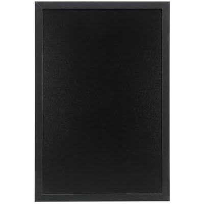 SECURIT Pizarra de Pared "Woody" + Rotulador de Tiza Líquida Pizarra Doble Cara Marco en Madera Lacada 40 x 60 cm Negro SECURIT Pizarra de Pared "Woody" + Rotulador de Tiza Líquida Pizarra Doble Cara Marco en Madera Lacada 40 x 60 cm Negro