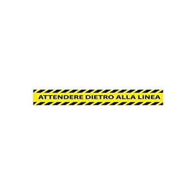 OTROS Cinta adhesiva de señalizacion ""mantenga distancia de seguridad"" pvc 165mc medidas banda 450x80 mm OTROS Cinta adhesiva de señalizacion ""mantenga distancia de seguridad"" pvc 165mc medidas banda 450x80 mm