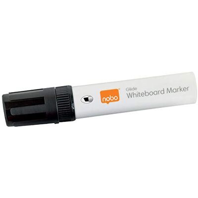 Nobo Rotuladores de Fácil Deslizamiento para Pizarras Blancas, Punta Biselada Grande 10 de mm, Paquete de 4, , Varios Colores Nobo Rotuladores de Fácil Deslizamiento para Pizarras Blancas, Punta Biselada Grande 10 de mm, Paquete de 4, , Varios Colores