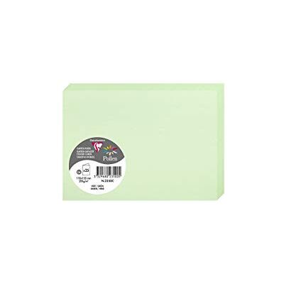 Clairefontaine 2336 C Pack de 20 sobres 11 x 15,50 x 0,10 cm, color verde 11 x 15.50 x 0.10 Clairefontaine 2336 C Pack de 20 sobres 11 x 15,50 x 0,10 cm, color verde 11 x 15.50 x 0.10