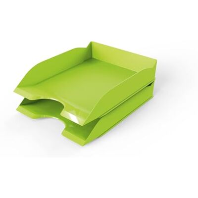 Durable Basic Bandeja para Cartas (tamaño A4, 6 Unidades), Color Verde Durable Basic Bandeja para Cartas (tamaño A4, 6 Unidades), Color Verde