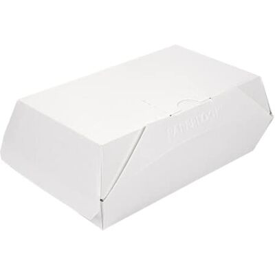 Garcia de Pou García de Pou 50 Unidades Cajas Lunch Box Paperlock 'Thepack' 220 G M2 19,5X12,5X7 Cm Blanco Cartón Ondulado Nano-Micro Garcia de Pou García de Pou 50 Unidades Cajas Lunch Box Paperlock 'Thepack' 220 G M2 19,5X12,5X7 Cm Blanco Cartón Ondulado Nano-Micro