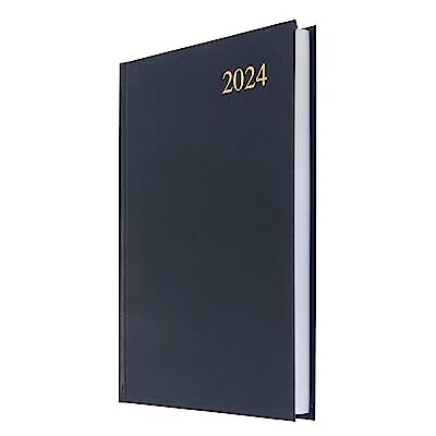 Collins Debden Agenda diaria 2024 A5, agenda diaria 2024 página por día, diario y agenda 2024, negocios, oficina, uso académico y personal 2024 (tamaño A5, azul) Collins Debden Agenda diaria 2024 A5, agenda diaria 2024 página por día, diario y agenda 2024, negocios, oficina, uso académico y personal 2024 (tamaño A5, azul)