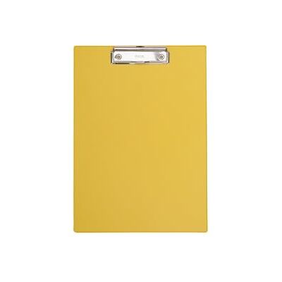 MAUL sujetapapeles con pantalla, revestimiento, A4, vertical, color amarillo MAUL sujetapapeles con pantalla, revestimiento, A4, vertical, color amarillo