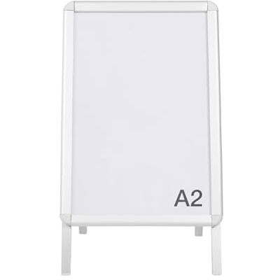 Bi-Office Marco en A para póster, con marco de caballete de doble cara, 420x594 mm A2 Bi-Office Marco en A para póster, con marco de caballete de doble cara, 420x594 mm A2