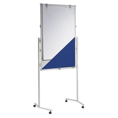 MAUL Panel moderación pro azul blanco ajustable con ruedas MAUL Panel moderación pro azul blanco ajustable con ruedas