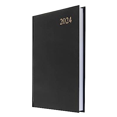 Collins Debden Essential Agenda diaria 2024 A5, agenda diaria 2024 página por día y agenda 2024, uso académico y personal 2024 (tamaño A5, negro) Collins Debden Essential Agenda diaria 2024 A5, agenda diaria 2024 página por día y agenda 2024, uso académico y personal 2024 (tamaño A5, negro)