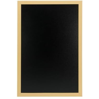 SECURIT Pizarra de Pared "Woody" + Rotulador de Tiza Líquida Pizarra Doble Cara Marco de Madera Lacada 40 x 60 cm Color Teca SECURIT Pizarra de Pared "Woody" + Rotulador de Tiza Líquida Pizarra Doble Cara Marco de Madera Lacada 40 x 60 cm Color Teca