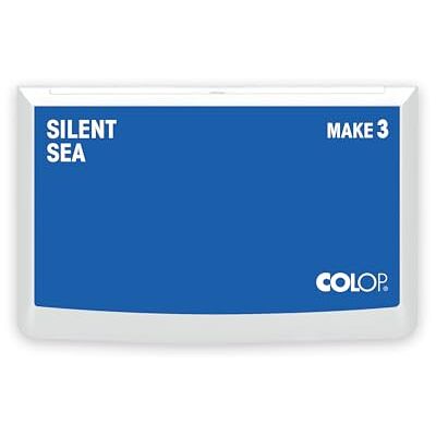 COLOP Tampón de tinta MAKE 3 Silent Sea 90 x 160 mm, cojín para sellos manuales tradicionales y sellos creativos COLOP Tampón de tinta MAKE 3 Silent Sea 90 x 160 mm, cojín para sellos manuales tradicionales y sellos creativos