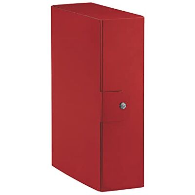 Esselte carpeta de caja para el almacenamiento de documentos a largo mucho, A4, 5 unidades, lomo 10 cm, archivadora, color rojo Dorso 10 cm Esselte carpeta de caja para el almacenamiento de documentos a largo mucho, A4, 5 unidades, lomo 10 cm, archivadora, color rojo Dorso 10 cm