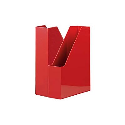 HAN i-Line 16501-17 Revistero elegante y moderno con soporte para cuadernos, revistas y carpetas hasta A4/C4, 2 unidades, color rojo HAN i-Line 16501-17 Revistero elegante y moderno con soporte para cuadernos, revistas y carpetas hasta A4/C4, 2 unidades, color rojo
