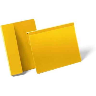 Durable Bolsa de marcaje con pliegue, para documentos en A5 apaisado, paquete de 50, amarillo Durable Bolsa de marcaje con pliegue, para documentos en A5 apaisado, paquete de 50, amarillo
