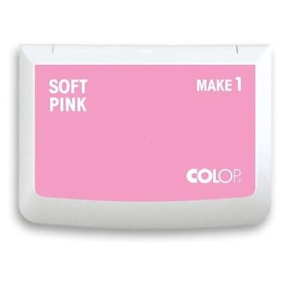 COLOP Cojín de sello MAKE 1 rosa suave, 50 x 90 mm COLOP Cojín de sello MAKE 1 rosa suave, 50 x 90 mm