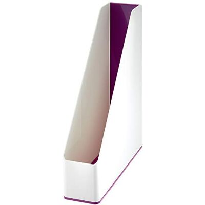 Leitz WOW Duo Colour Archivador de pie (4 unidades), color morado Leitz WOW Duo Colour Archivador de pie (4 unidades), color morado