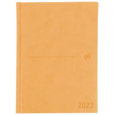 Oxford , Agenda 2023 Día por Página, Tamaño A5, Tapa Extradura Cosida, Español, Color Melocotón Oxford , Agenda 2023 Día por Página, Tamaño A5, Tapa Extradura Cosida, Español, Color Melocotón