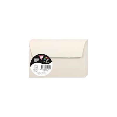 Clairefontaine 5951 C Pollen – Paquete de 20 sobres 9 x 14 cm, gris perla Clairefontaine 5951 C Pollen – Paquete de 20 sobres 9 x 14 cm, gris perla
