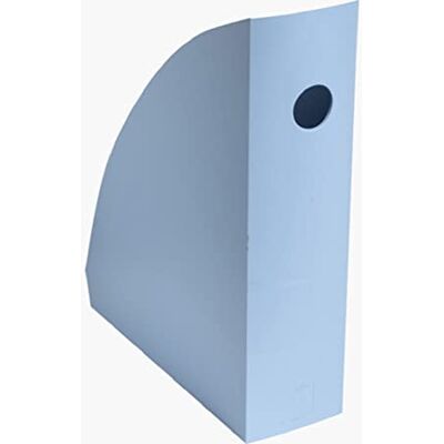 Exacompta Ref. 1 revistero MAG CUBE BeeBlue, carpeta para revistas, almacenamiento de documentos, catálogos, revistas de ancho 8,2 cm Para tamaños A4 y A4 maxi Color azul claro Exacompta Ref. 1 revistero MAG CUBE BeeBlue, carpeta para revistas, almacenamiento de documentos, catálogos, revistas de ancho 8,2 cm Para tamaños A4 y A4 maxi Color azul claro