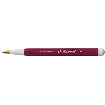 LEUCHTTURM1917 Drehgriffel Nr. 1 bolígrafo, Port Red recargable, tinta indeleble según ISO 12757-2, marca alemana desde 1917 LEUCHTTURM1917 Drehgriffel Nr. 1 bolígrafo, Port Red recargable, tinta indeleble según ISO 12757-2, marca alemana desde 1917
