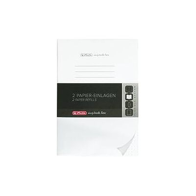 herlitz Recambio para cuaderno (A5, 2 x 40 hojas, 1 unidad), color blanco herlitz Recambio para cuaderno (A5, 2 x 40 hojas, 1 unidad), color blanco