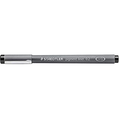 STAEDTLER Pigment Liner 308 Rotulador (0,2 mm), color negro STAEDTLER Pigment Liner 308 Rotulador (0,2 mm), color negro