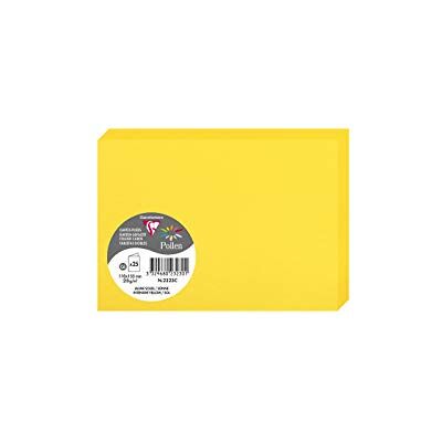 Clairefontaine 2321 C Pack de 20 sobres 11 x 15,50 x 0,10 cm, color soleil 11 x 15.50 x 0.10 Clairefontaine 2321 C Pack de 20 sobres 11 x 15,50 x 0,10 cm, color soleil 11 x 15.50 x 0.10