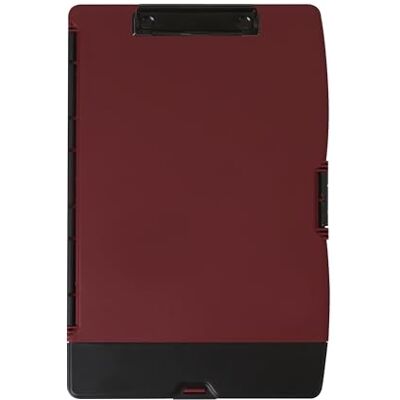 Dexas Folio Clipcase Portapapeles de almacenamiento profesional con compartimento para bolígrafos, 9.75 x 14.75 pulgadas, A4, Merlot. Ideal para profesores, enfermeras, entrenadores, estudiantes, Dexas Folio Clipcase Portapapeles de almacenamiento profesional con compartimento para bolígrafos, 9.75 x 14.75 pulgadas, A4, Merlot. Ideal para profesores, enfermeras, entrenadores, estudiantes,