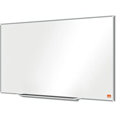 Nobo Pizarra Magnética Nano Clean de Acero y Formato Panorámico con Bandeja para Rotuladores, 710 x 400mm, Marco Fino, Sistema de Instalación InvisaMount, Impression Pro, Blanco, Nobo Pizarra Magnética Nano Clean de Acero y Formato Panorámico con Bandeja para Rotuladores, 710 x 400mm, Marco Fino, Sistema de Instalación InvisaMount, Impression Pro, Blanco,