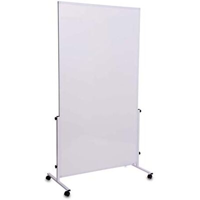 MAUL Pizarra blanca móvil solid easy2move cara giratoria 180x100 cm MAUL Pizarra blanca móvil solid easy2move cara giratoria 180x100 cm