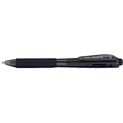 Pentel bx440 Bolígrafo de bola, 12 unidades), Negro Pentel bx440 Bolígrafo de bola, 12 unidades), Negro