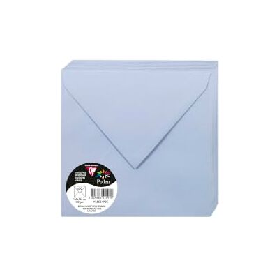 Clairefontaine 50023 C Pack de 20 sobres 16,50 x 16,50 x 0,10 cm, color Bleu Lavande 16,50 x 16,50 x 0,10 Clairefontaine 50023 C Pack de 20 sobres 16,50 x 16,50 x 0,10 cm, color Bleu Lavande 16,50 x 16,50 x 0,10