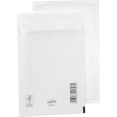 Bantex 100 sobres acolchados con burbujas C3 (225 x 175 mm) 13/C, color blanco, con cierre autoadhesivo Bantex 100 sobres acolchados con burbujas C3 (225 x 175 mm) 13/C, color blanco, con cierre autoadhesivo