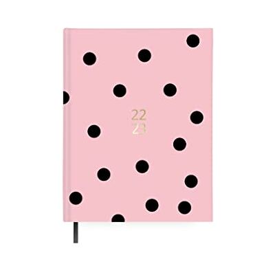 Takenote Agenda 2022 2023 Black Dots Día Página Tamaño A5-14,5 x 21,2 cm Idioma: Español-Inglés Incluye cinta de registro Papertrac Takenote Agenda 2022 2023 Black Dots Día Página Tamaño A5-14,5 x 21,2 cm Idioma: Español-Inglés Incluye cinta de registro Papertrac