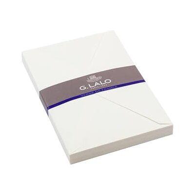 Clairefontaine G. Lalo 47200l – Papel Vergé de France (100 g, DIN A4, 21 x 29,7 cm, 50 hojas), color blanco, color weiß 22,9 x 16,2 cm gefüttert Clairefontaine G. Lalo 47200l – Papel Vergé de France (100 g, DIN A4, 21 x 29,7 cm, 50 hojas), color blanco, color weiß 22,9 x 16,2 cm gefüttert