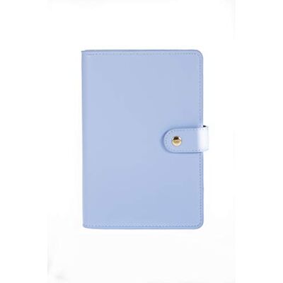 Collins Organizador personal de tapa dura sin fechas, vista semanal, color azul claro Collins Organizador personal de tapa dura sin fechas, vista semanal, color azul claro