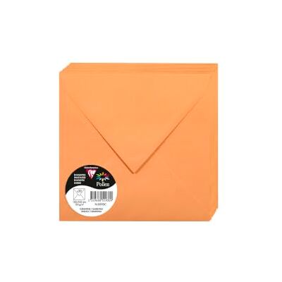 Clairefontaine 50023 C Pack de 20 sobres 16,50 x 16,50 x 0,10 cm, color Clémentine 16,50 x 16,50 x 0,10 Clairefontaine 50023 C Pack de 20 sobres 16,50 x 16,50 x 0,10 cm, color Clémentine 16,50 x 16,50 x 0,10