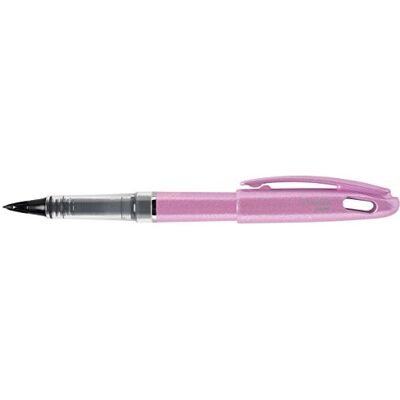 Pentel Tradio iridiscencia – Juego de 12 rotuladores pluma, color morado Pentel Tradio iridiscencia – Juego de 12 rotuladores pluma, color morado
