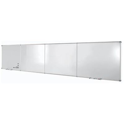 MAUL pro, Pizarra blanca magnética con bandeja para rotuladores, borrado en seco, formato horizontal (módulo inicial y final) MAUL pro, Pizarra blanca magnética con bandeja para rotuladores, borrado en seco, formato horizontal (módulo inicial y final)