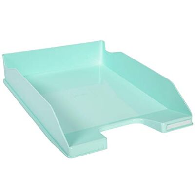 Exacompta Ref. COMBO MIDI Juego de 6 cestas de correo (dimensiones útiles 34 x 25 x 6,5 cm), para documentos en formato A4 + color verde pastel Acuarel Exacompta Ref. COMBO MIDI Juego de 6 cestas de correo (dimensiones útiles 34 x 25 x 6,5 cm), para documentos en formato A4 + color verde pastel Acuarel