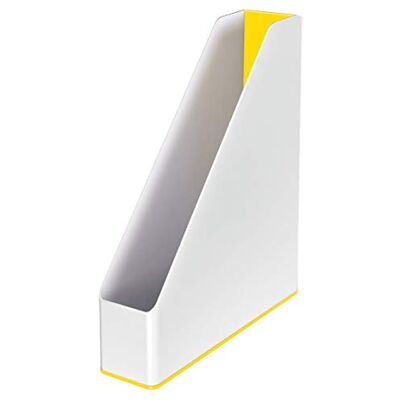 Leitz Revistero, A4, Gama WOW, Bicolor, Blanco/Amarillo, Leitz Revistero, A4, Gama WOW, Bicolor, Blanco/Amarillo,
