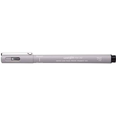 Uni-Ball PIN Marcador calibrado PINBR-200 BRUSH Gris claro Caja 12 Uds Uni-Ball PIN Marcador calibrado PINBR-200 BRUSH Gris claro Caja 12 Uds