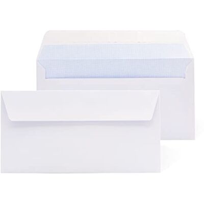 OFITURIA Sobres de Papel Blanco Americano, Sin Ventana Autocierre de Tira de Silicona para un Fácil Sellado. Adecuado para Envío de Documentos de Varios Tamaños (2000 Sobres, Sin Ventana) OFITURIA Sobres de Papel Blanco Americano, Sin Ventana Autocierre de Tira de Silicona para un Fácil Sellado. Adecuado para Envío de Documentos de Varios Tamaños (2000 Sobres, Sin Ventana)