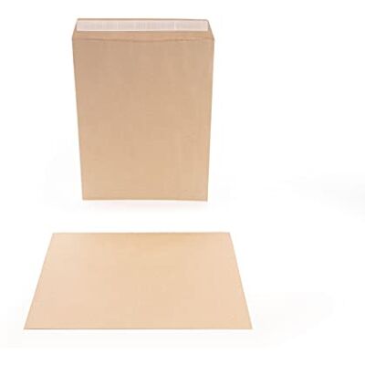 Oxford Sans Marque -Paquete de 250 sobres autoadhesivos 260 x 330 mm, 90 G, unidades, papel Kraft, color amarillo Oxford Sans Marque -Paquete de 250 sobres autoadhesivos 260 x 330 mm, 90 G, unidades, papel Kraft, color amarillo