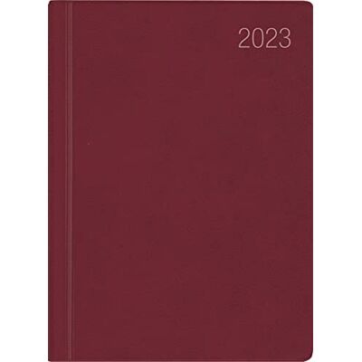 Zettler Agenda de bolsillo, burdeos 2023, calendario de oficina 10,2 x 14,2 – 1 semana en 2 páginas, tapa de plástico flexible, cuaderno de notas, calendario semanal, 640-1011 Zettler Agenda de bolsillo, burdeos 2023, calendario de oficina 10,2 x 14,2 – 1 semana en 2 páginas, tapa de plástico flexible, cuaderno de notas, calendario semanal, 640-1011