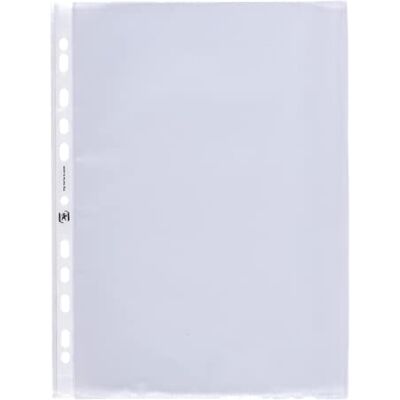 Oxford Paquete de 50 bolsillos para folletos con granulado horizontal DIN A3 Oxford Paquete de 50 bolsillos para folletos con granulado horizontal DIN A3