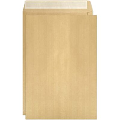Clairefontaine Caja de 125 bolsas Kraft Adour Marrón E4 280x400 mm Autoadhesivas 120 g/m² Clairefontaine Caja de 125 bolsas Kraft Adour Marrón E4 280x400 mm Autoadhesivas 120 g/m²