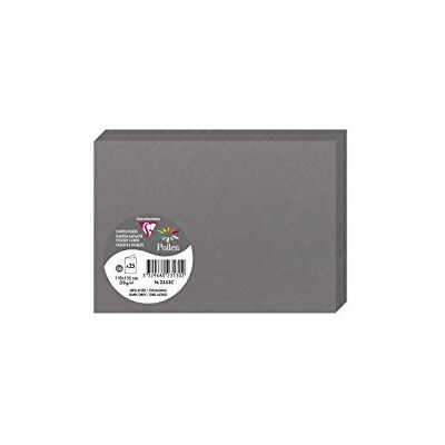 Clairefontaine 2336 C Pack de 20 sobres 11 x 15,50 x 0,10 cm, color acero 11 x 15.50 x 0.10 Clairefontaine 2336 C Pack de 20 sobres 11 x 15,50 x 0,10 cm, color acero 11 x 15.50 x 0.10
