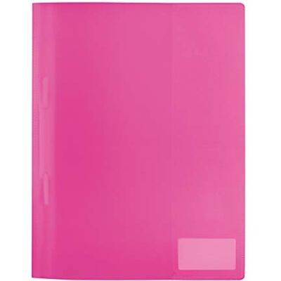 HERMA Carpetas translúcido DIN A4 de plástico resistente y fácil de limpiar con etiqueta, 1 carpeta de película de PP, Rosa HERMA Carpetas translúcido DIN A4 de plástico resistente y fácil de limpiar con etiqueta, 1 carpeta de película de PP, Rosa